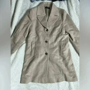 Katherine Kelly Alpaca / Wool Blend Trench Coat